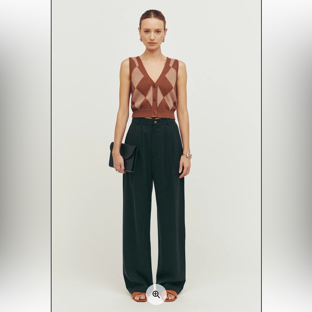 Reformation Mason Pant — Black